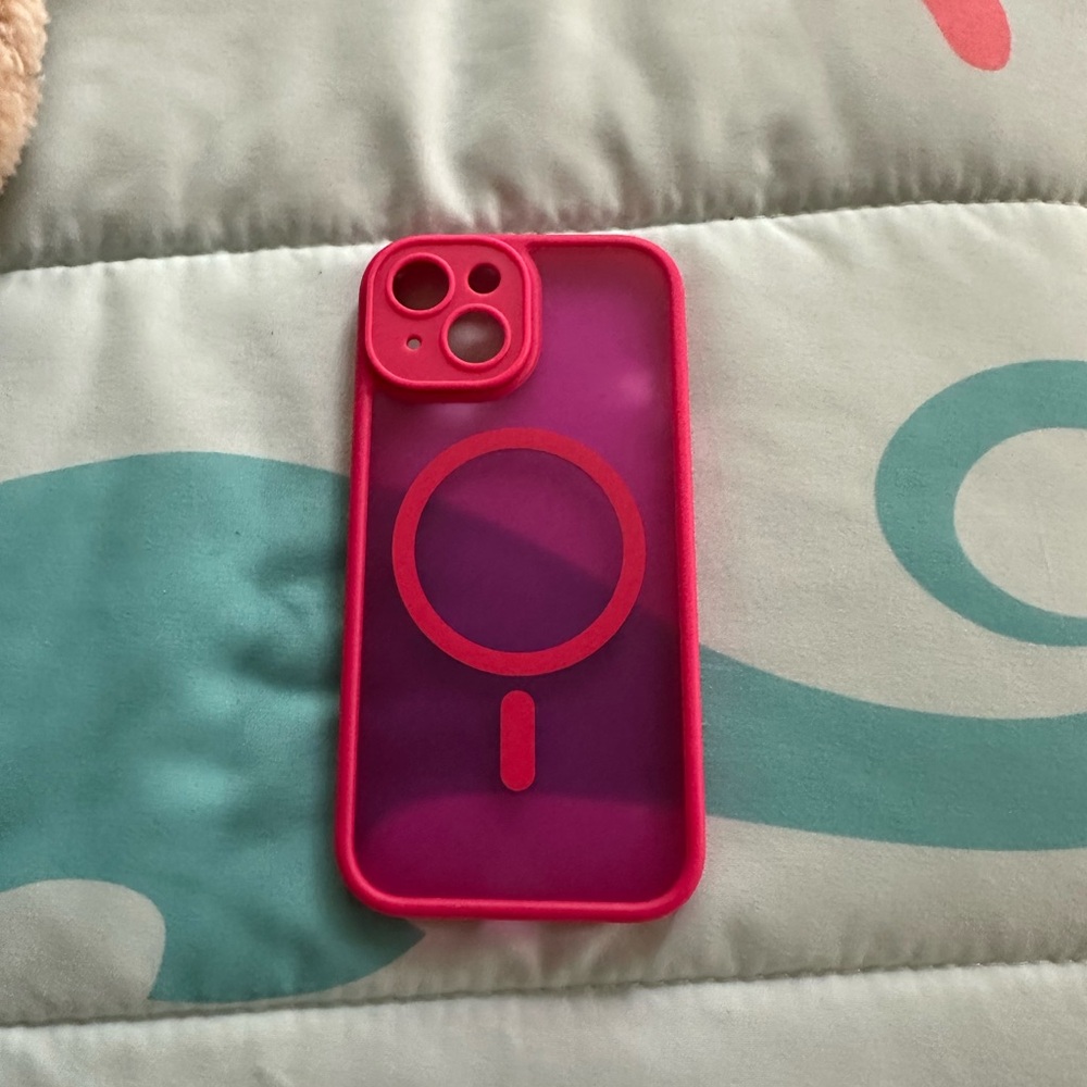Hot Pink Phone Case for iPhone 14 Pro